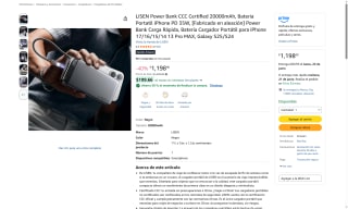 Power Bank LISEN 20000mAh por $599 | Oferta Amazon