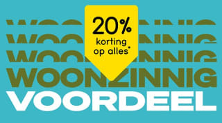 20% korting op bijna alles bij Leen Bakker