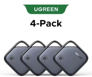 4-Pack Smart Tag Bluetooth Trackers voor €23,99 bij Amazon