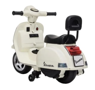 Vespa kinderscooter - crème-wit voor €49,95
