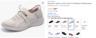 Skechers Ultra Flex 3.0-brilliant voor €49,98 bij Amazon