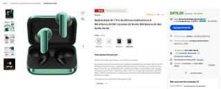 Realme Buds Air7 Pro por $979 en Walmart