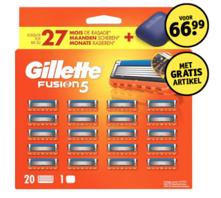 Gillette Fusion5 Scheermesjes met Travelcase + Braun Airfryer Voucher voor €66,99