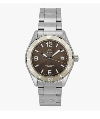 Orient Mako III stainless steel brown dial solar diver's RA-WJ0004Y watch a 177€