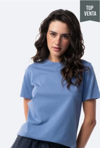 Camiseta manga corta básica de mujer TEX BASIC por 3.99€
