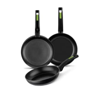 Monix green set 3 sartenes 18, 22 y 26 cm antiadherentes aluminio forjado por 23,54€
