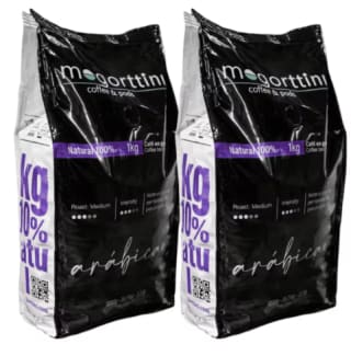 2 kilos Selección arábicas Mogorttini espresso calidad superior por 26.63€