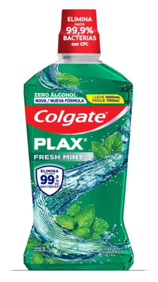 Enjuague Bucal Plax Fresh Mint por $6.990
