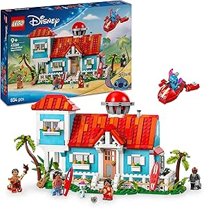 LEGO® DISNEY CLASSIC 43268 Lilo en Stitch strandhuis voor €43,99 bij Amazon