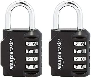 2 candados Amazon Basics AB-PL111 de Cerradura con combinación por 7.22€