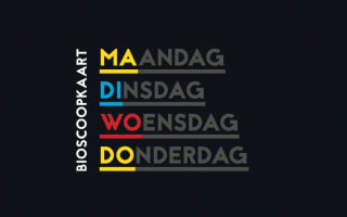 MaDiWoDo voucher van de Nationale Bioscoopbon voor €8 in de AD webwinkel