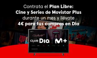 Club Dia contrata el Plan Libre Movistar y te regalan 4€ para tus compras