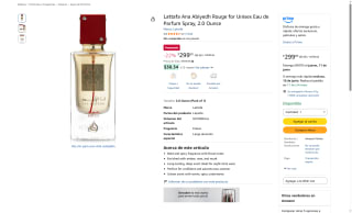 Perfume Lattafa Ana Abiyedh por $299 | Oferta Amazon