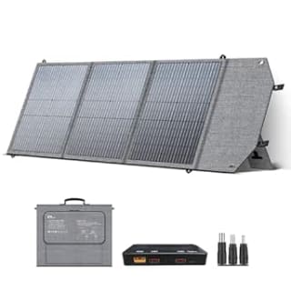 Panel Solar Plegable 100w monocristalino portátil por 64.98€