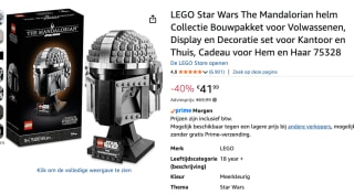 LEGO Star Wars 75328 The Mandalorian Helm voor €41,99 bij Amazon