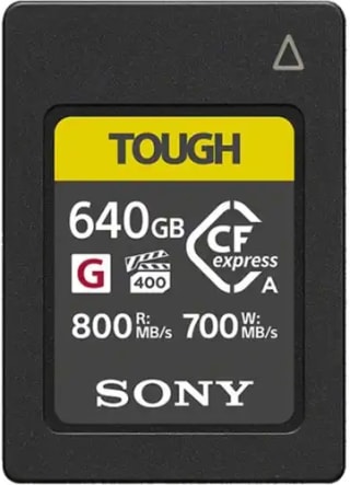 Sony CFexpress Geheugenkaart 640 gb voor €599 bij Foto de Vakman