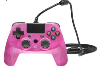 Mando Snakebyte GAME:PAD 4S Alámbrico para PS4 y PS3 Rosa Camo por 9.99€