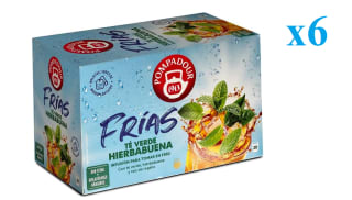 6 x Pompadour | Té Verde Hierbabuena Agua Fría 20 bolsitas por 10.16€
