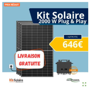 Kit Solaire 2000w - Plug & Play - HyxiPower à 646€
