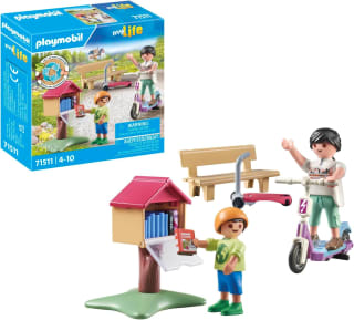 PLAYMOBIL My Life Boekenruil voor boekenwurmen voor €5,25 bij Amazon