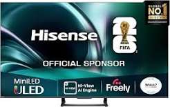 Hisense 65" U7QTUK MiniLED 144Hz 4K Smart TV Prime Deal