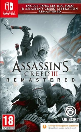 Jeu Assassin's Creed 3 + Remasterisation d'AC Liberat à 1€