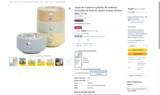 Tazones Peanuts por $525 | Oferta Amazon