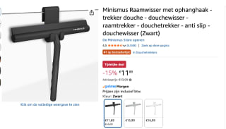 Minismus Douchewisser voor €11,89 bij Amazon