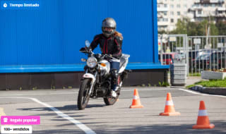 Curso para el carné de moto A2 con 6 prácticas por 57.49€