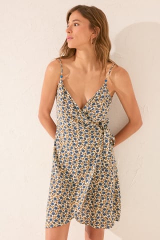 Vestido de tirantes con estampado sello Women'secret por 7.99€