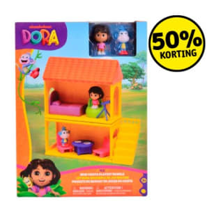 Nickelodeon Dora Regenwoudhuis met Dora en Boots Figuren voor €4,99 bij Kruidvat