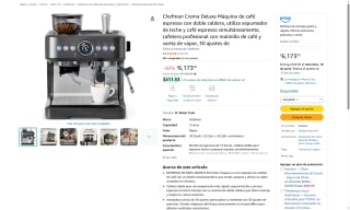 Chefman Máquina Café Espresso por $6,173 | Oferta Amazon