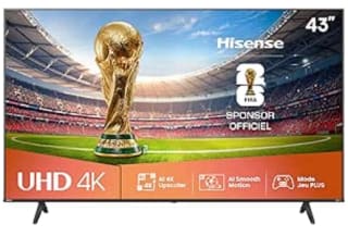 Hisense 43 inch 43A6Q 4K UHD Dolby Vision HDR VIDAA à 199€