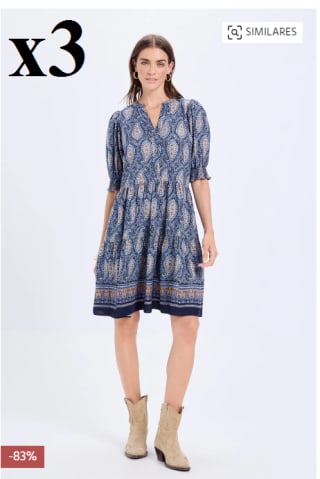 3 Vestidos fluidos Milano por 19.98€