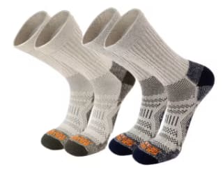 Chaussettes de randonnée trekking montagne thermiques coton PIMA à 23,90€
