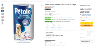 Toalla Pétalo Multicorte Doble por $22 | Oferta Amazon