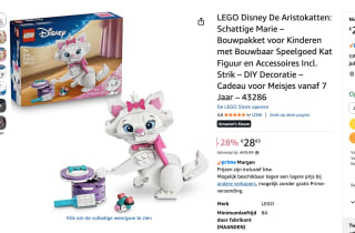 LEGO Disney De Aristokatten: Schattige Marie voor €28,83 bij Amazon