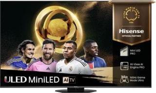Hisense Mini-LED 4K 75U8Q (2025) + gratis Yamaha TW-E3C voor €1.399 na cashback