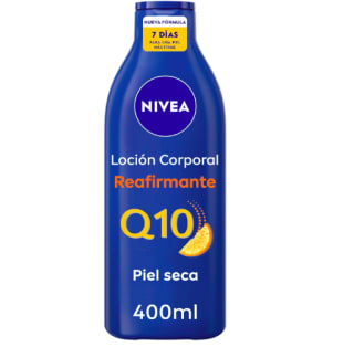 Nivea Q10 Body Milk Reafirmante de 400 ml por 3,27€ unidad [3x2 y cupón del 10%]