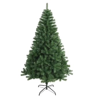 Árbol de Navidad Artificial Abeto Hoja Espumillón 120/150/180/210/240cm por 14.99€
