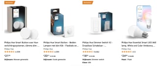 30% korting op Philips Hue bij Amazon