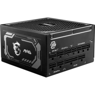 Fuente Alimentacion MSI 1000W 80 Plus Gold MAG A1000GL Modular ATX 3.1 por 109.90€