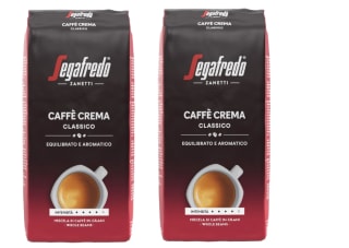 2 x Segafredo Caffè Crema Classico Café en Grano 1 kg - Tueste Medio-Oscuro a 19.98€