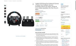 Volante Logitech G29 Driving Force por $3,848 | Oferta Amazon