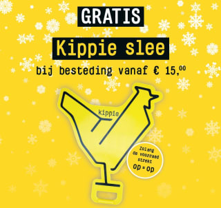 Gratis Kippie slee bij je bestelling