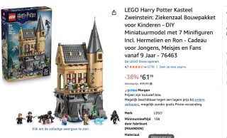 LEGO Harry Potter Kasteel Zweinstein: Ziekenzaal voor €61,99 bij Amazon