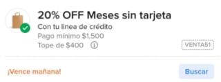 Cupón Mercado Libre: 20% de Descuento