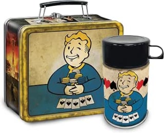 FanWraps Fallout Vault Boy New Vegas Lunchbox & Flask