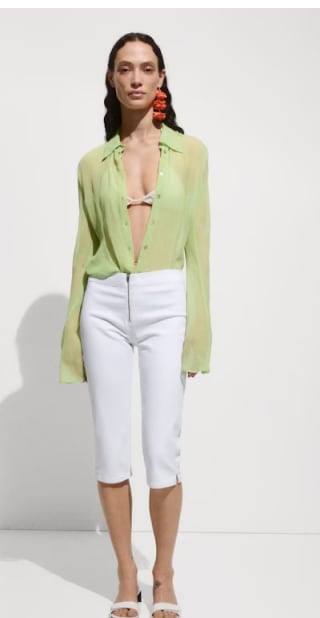 Jeans slim capri cremallera para Mujer por 1.99€