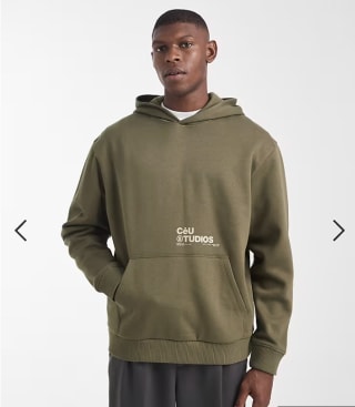 Sudadera ASOS DESIGN Caqui por solo 7,43€